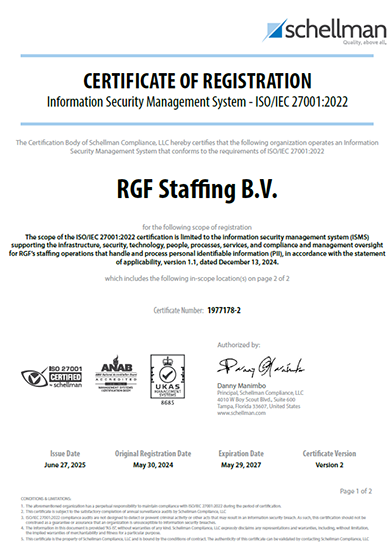 Gepr&uuml;fte Qualit&auml;t Zertifizierung nach DIN EN ISO 9001 - f&uuml;r Arbeitnehmer&uuml;berlassung & Personalvermittlung